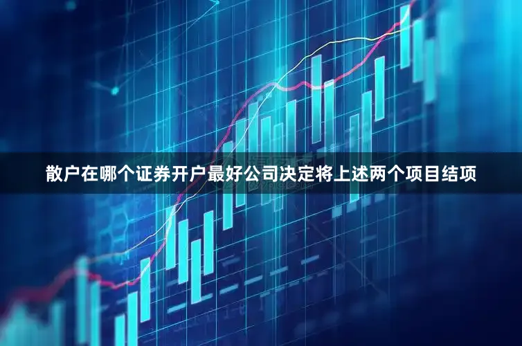 散户在哪个证券开户最好公司决定将上述两个项目结项